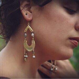 Gold Dangle Earrings